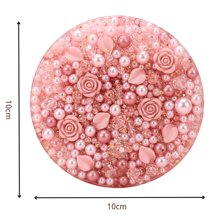 Cherry Blossom Pink Edition Reusable Picky Pad – Aesthetic DIY Sensory Fidget Toy with Pearls