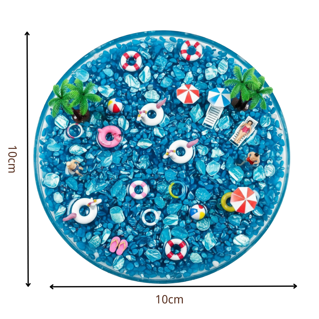 Blue Ocean Vacation Edition Reusable Picky Pad Kit – DIY Beach Sensory Fidget Toy