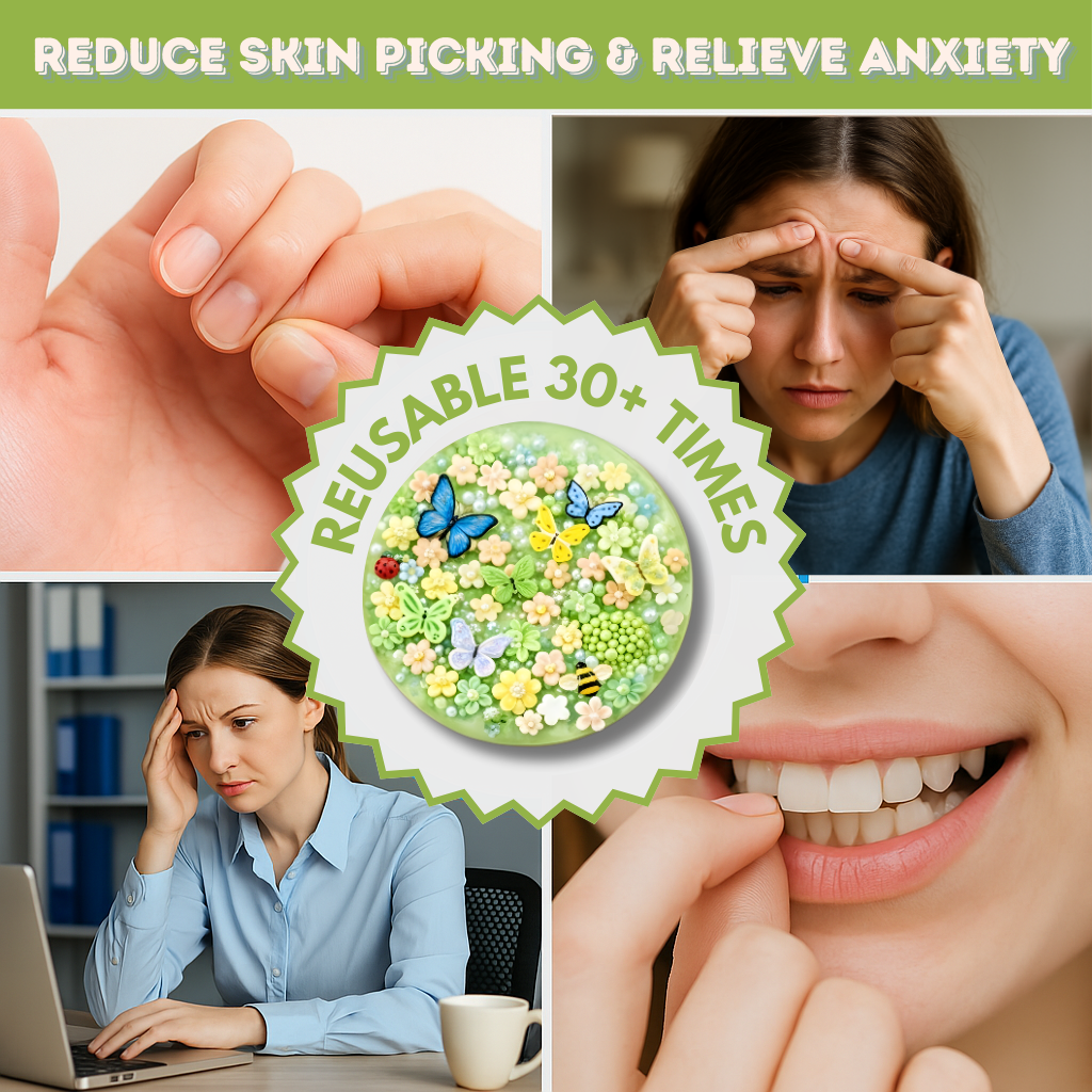 Secret Garden Edition Reusable Picky Pad Kit – Nature Themed DIY Sensory Fidget Toy