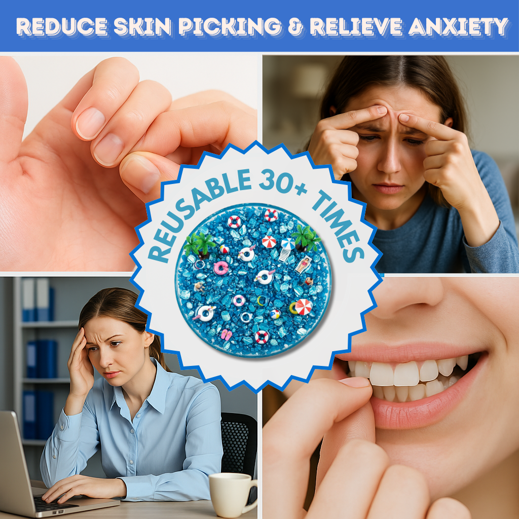 Blue Ocean Vacation Edition Reusable Picky Pad Kit – DIY Beach Sensory Fidget Toy