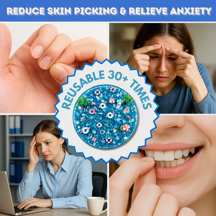 Blue Ocean Vacation Edition Reusable Picky Pad Kit – DIY Beach Sensory Fidget Toy