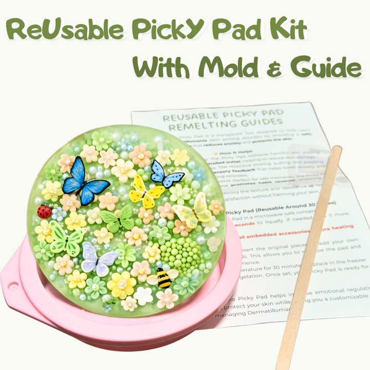 Secret Garden Edition Reusable Picky Pad Kit – Nature Themed DIY Sensory Fidget Toy