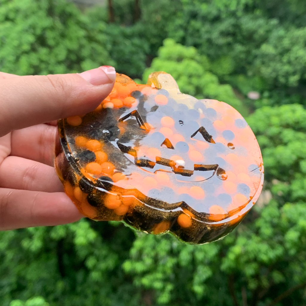 Halloween Spooky Edition Reusable Picky Pad Kit – DIY Pumpkin Sensory Fidget Toy