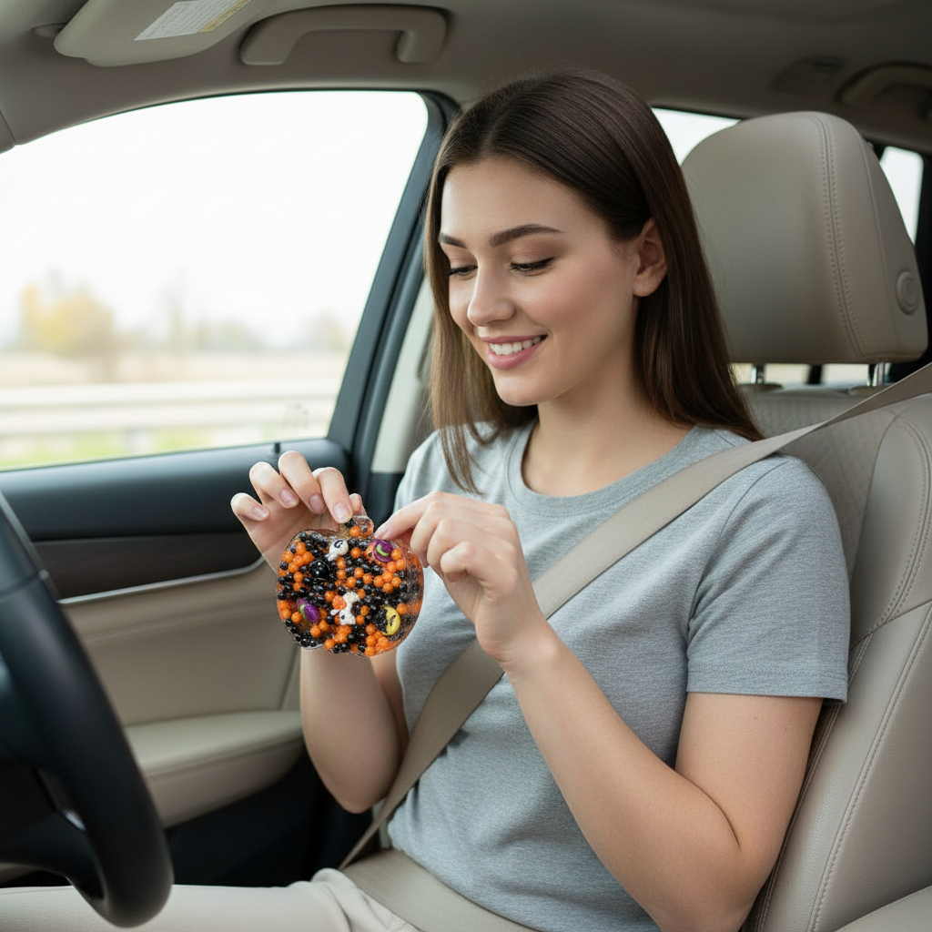 Halloween Spooky Edition Reusable Picky Pad Kit – DIY Pumpkin Sensory Fidget Toy