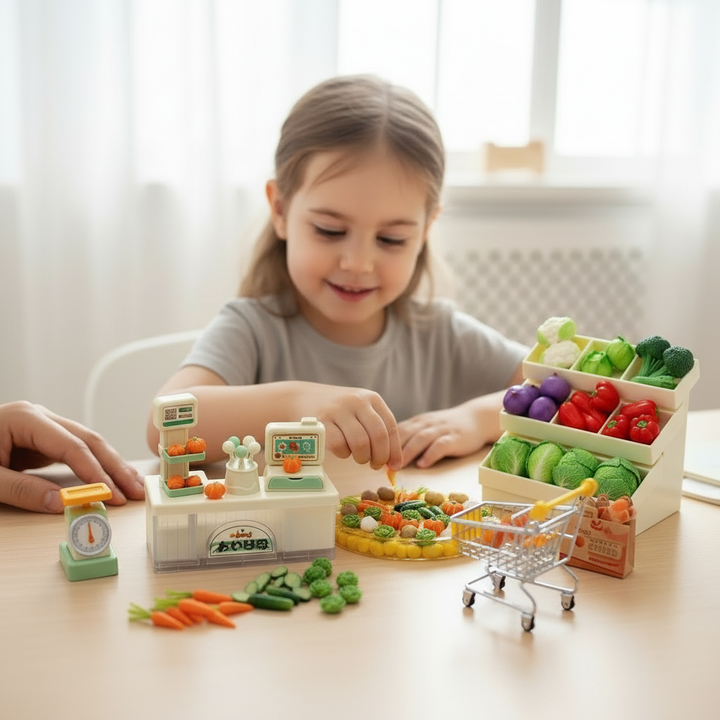 Harvest Garden Edition Reusable Picky Pad Kit – DIY Vegetable Sensory Toy with Charms