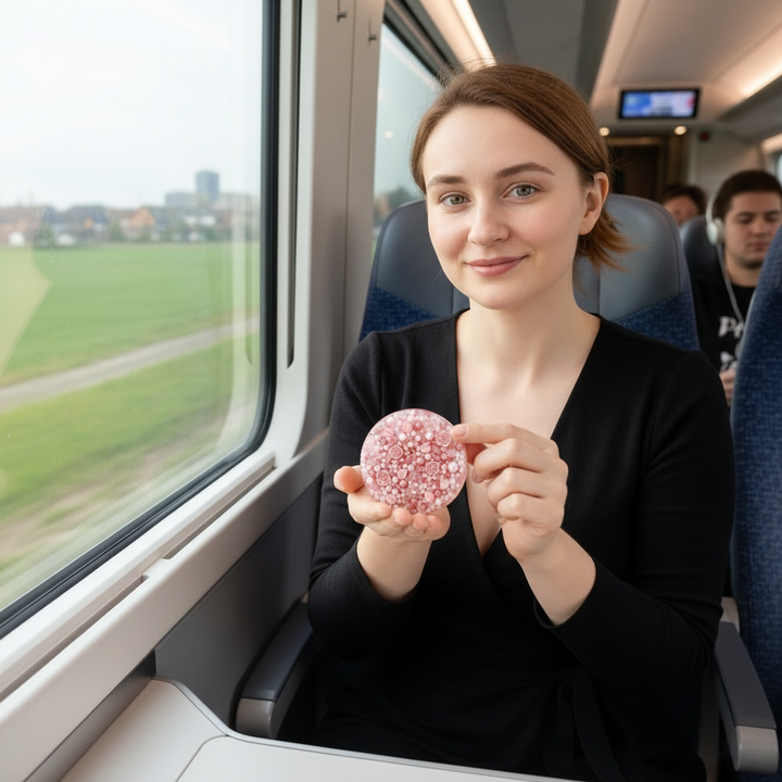 Cherry Blossom Pink Edition Reusable Picky Pad – Aesthetic DIY Sensory Fidget Toy with Pearls