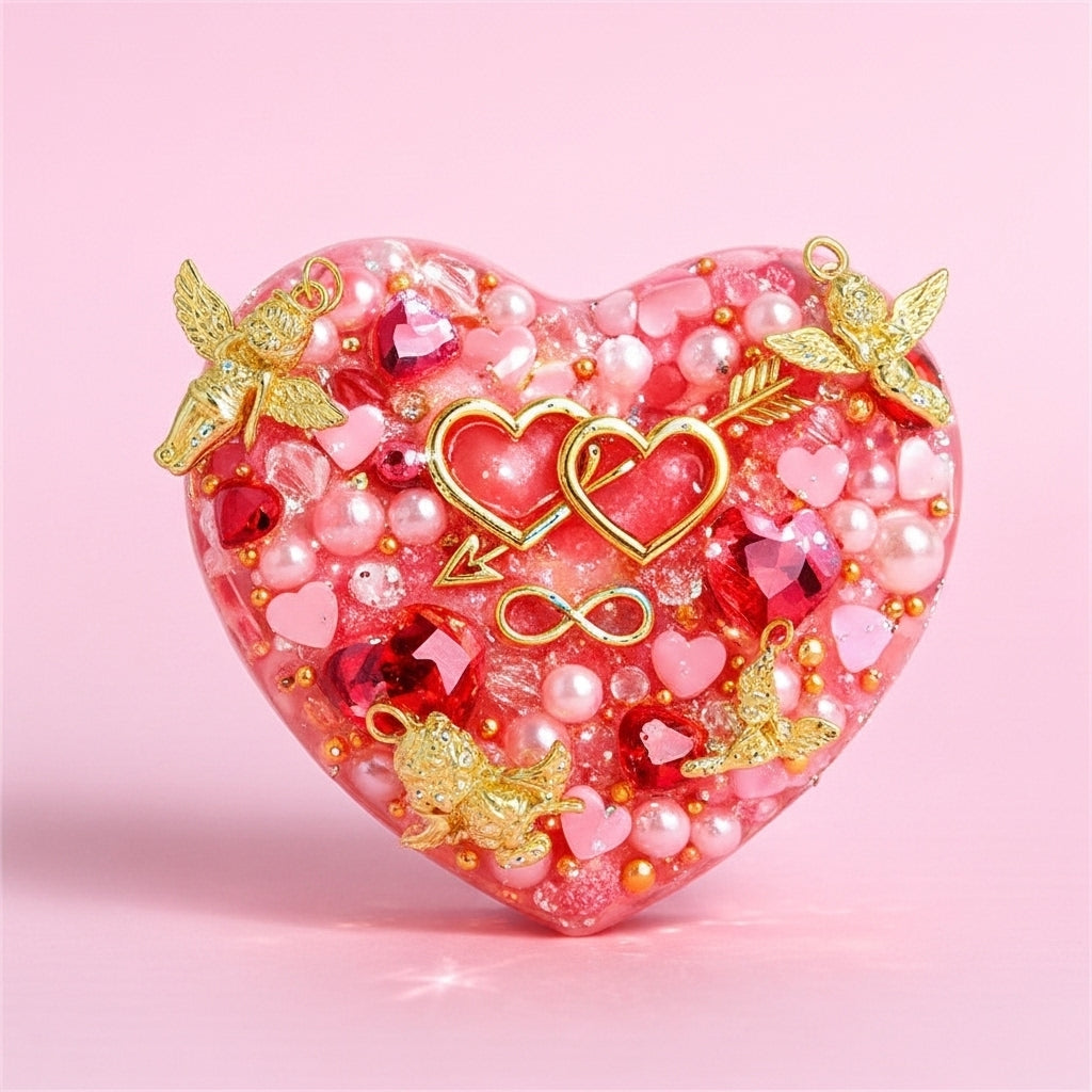 Valentine's Heart Edition Reusable Picky Pad Kit – DIY Satisfying Sensory Toy for Stress Relief