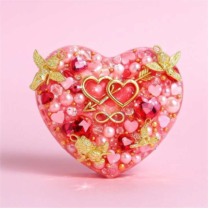 Valentine's Heart Edition Reusable Picky Pad Kit – DIY Satisfying Sensory Toy for Stress Relief