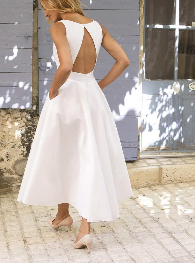 Sexy Elegant Maxi Dress In White