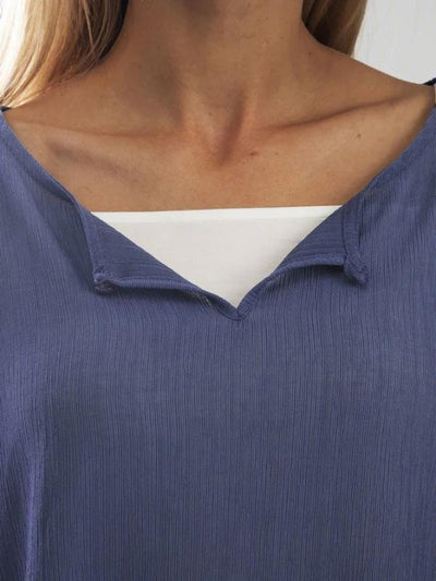 Ladies Mid-sleeve Shirt Top