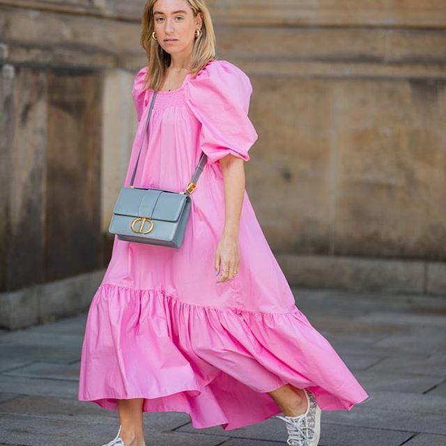 Summer Lively Pink Maxi Dress